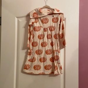 Pumpkin collar dress SZ 6 girls